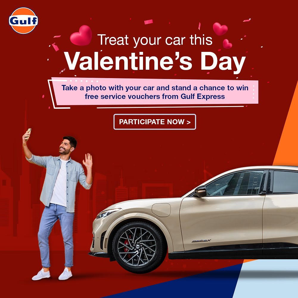 Treat your car this valentine's day